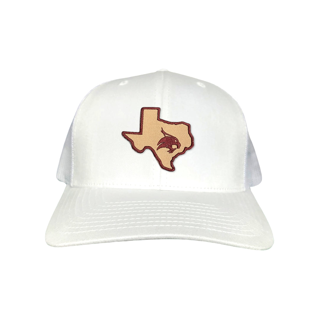 Texas State / State of Texas Supercat / Curved Bill Mesh Snapback / TXST004 / 095