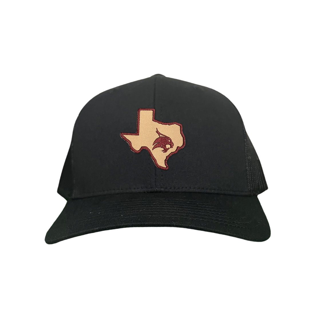 Texas State / State of Texas Supercat / Curved Bill Mesh Snapback / TXST004 / 095