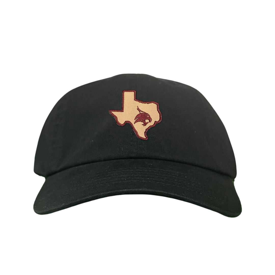 Texas State / State of Texas Supercat / Curved Bill Mesh Snapback / TXST004 / 095