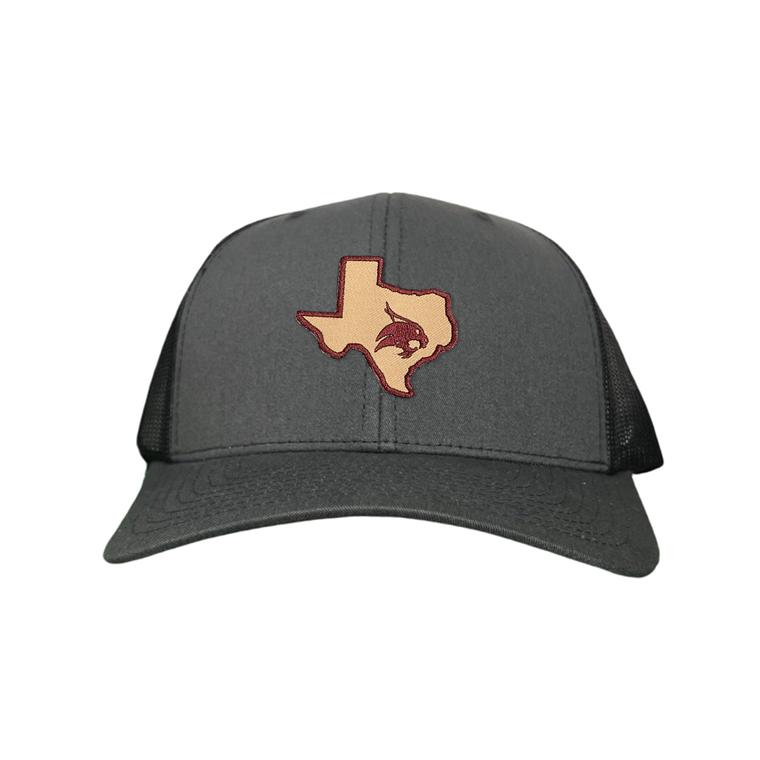 Texas State / State of Texas Supercat / Curved Bill Mesh Snapback / TXST004 / 095