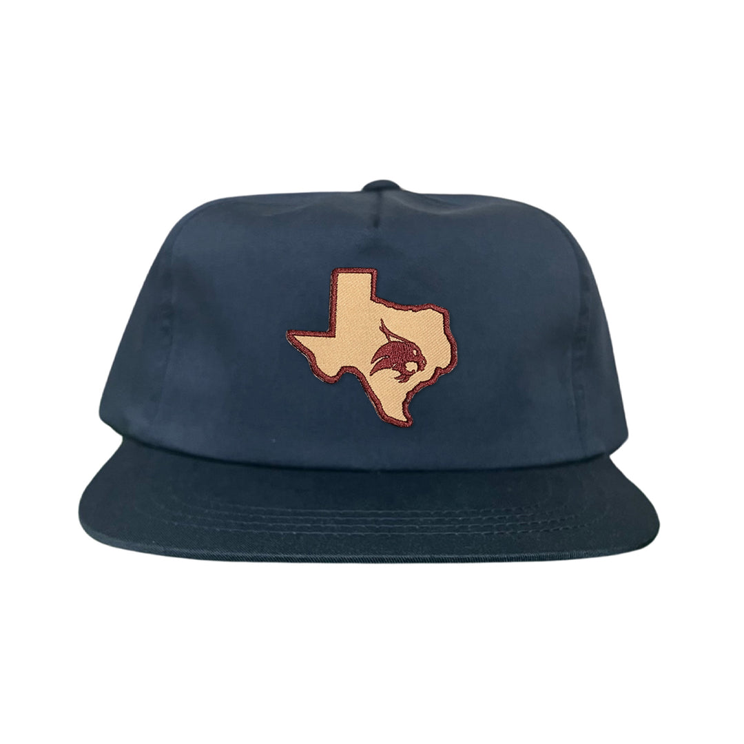 Texas State / State of Texas Supercat / Curved Bill Mesh Snapback / TXST004 / 095