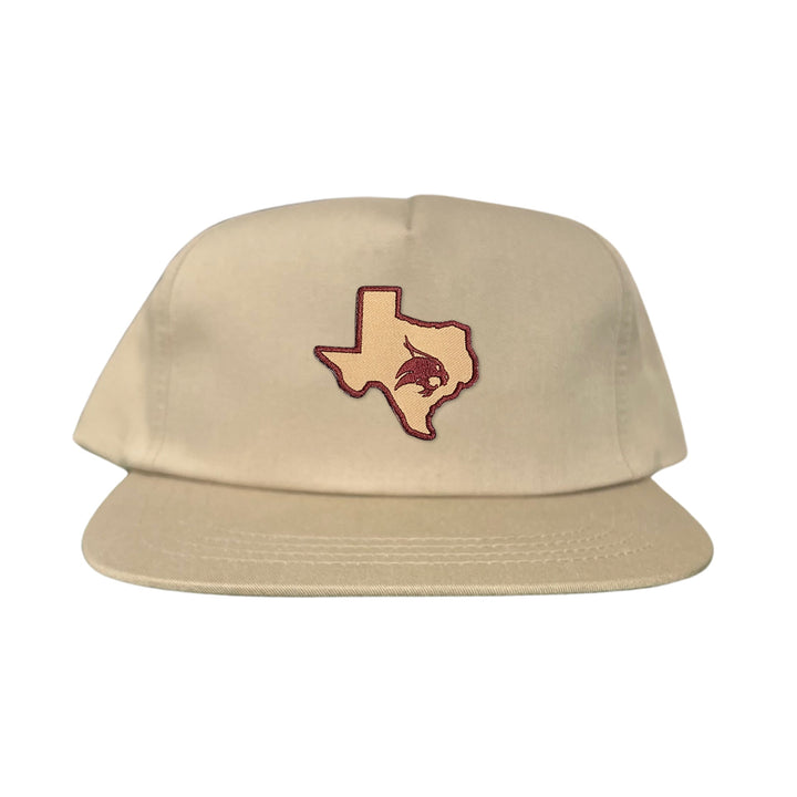 Texas State / State of Texas Supercat / Curved Bill Mesh Snapback / TXST004 / 095