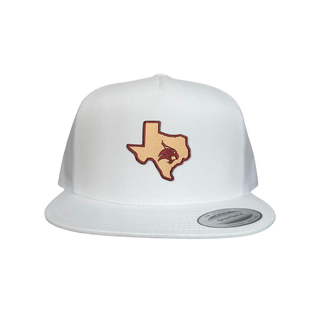 Texas State / State of Texas Supercat / Curved Bill Mesh Snapback / TXST004 / 095