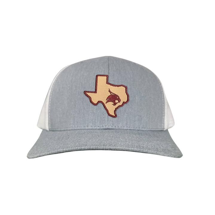 Texas State / State of Texas Supercat / Curved Bill Mesh Snapback / TXST004 / 095