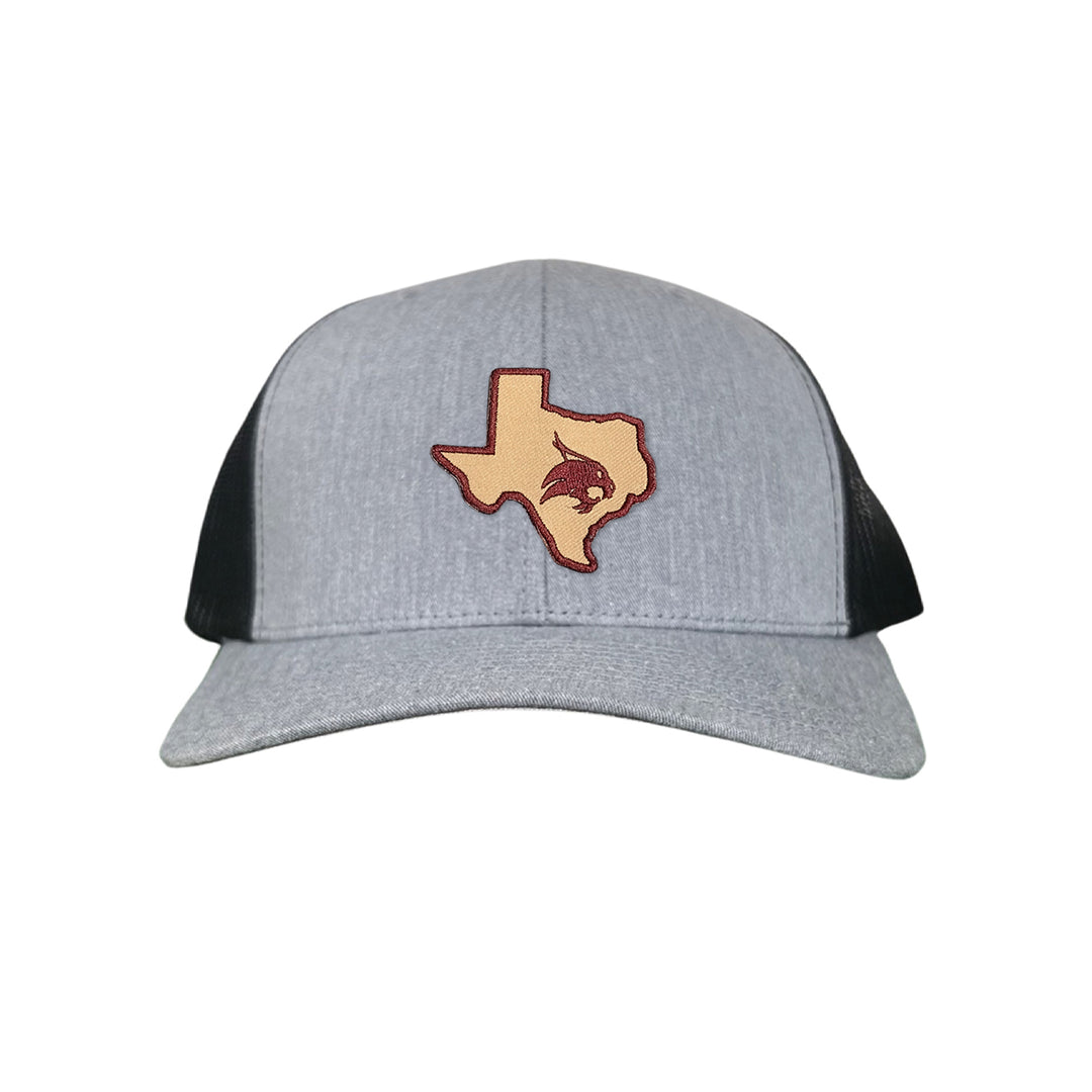 Texas State / State of Texas Supercat / Curved Bill Mesh Snapback / TXST004 / 095