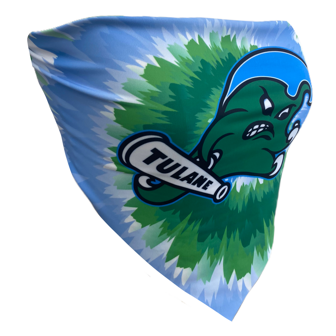 Tulane Tie Dye Bandana Top