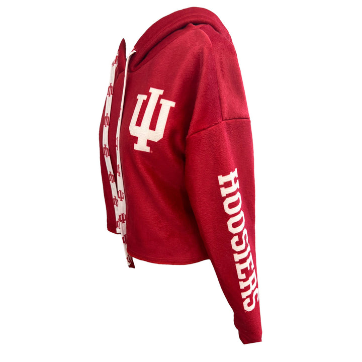 Indiana Hoosiers Crimson Varsity Furry Hoodie