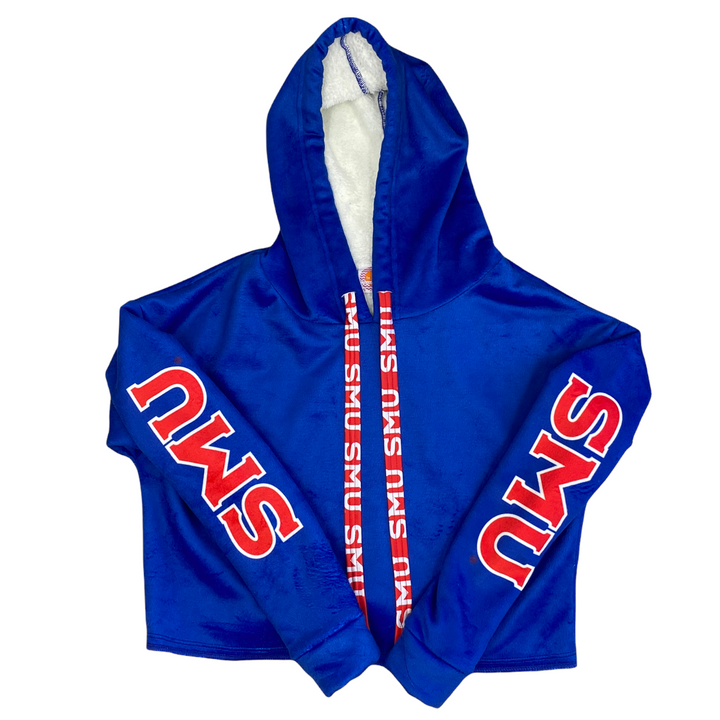 SMU Mustangs Varsity Furry Hoodie