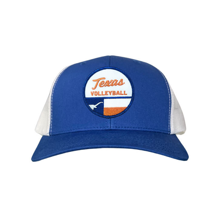 Texas Longhorns Texas Volleyball Flag Circle Patch / Hats / 031 / UT9199 / MM