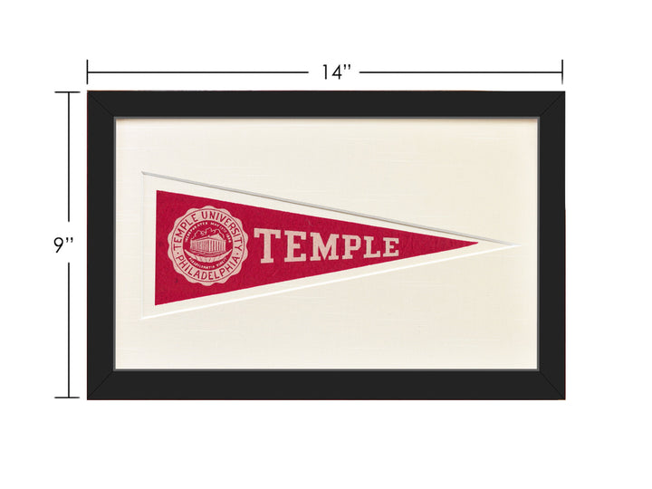 Vintage Temple University Hormel Pennant