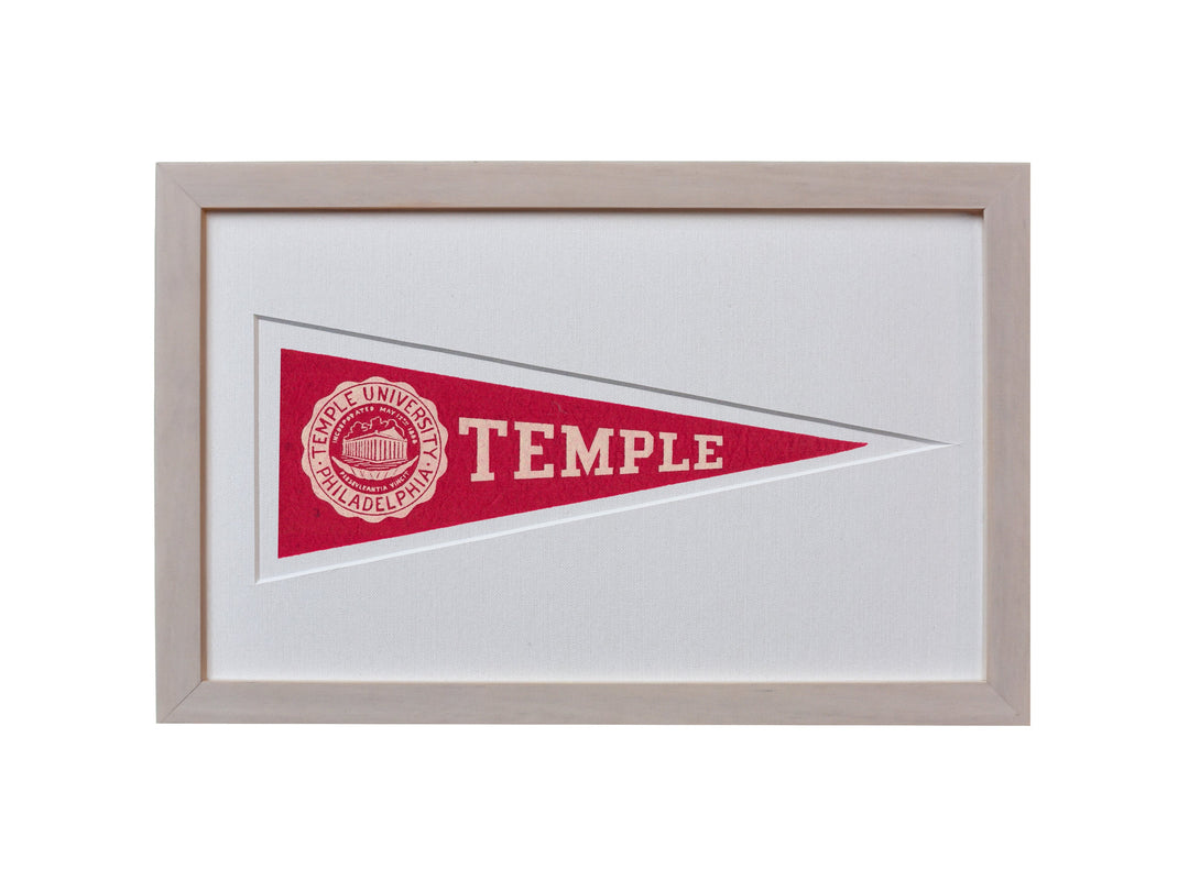 Vintage Temple University Hormel Pennant