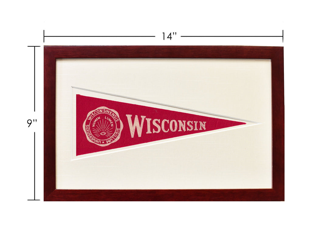 Vintage Wisconsin Hormel Pennant