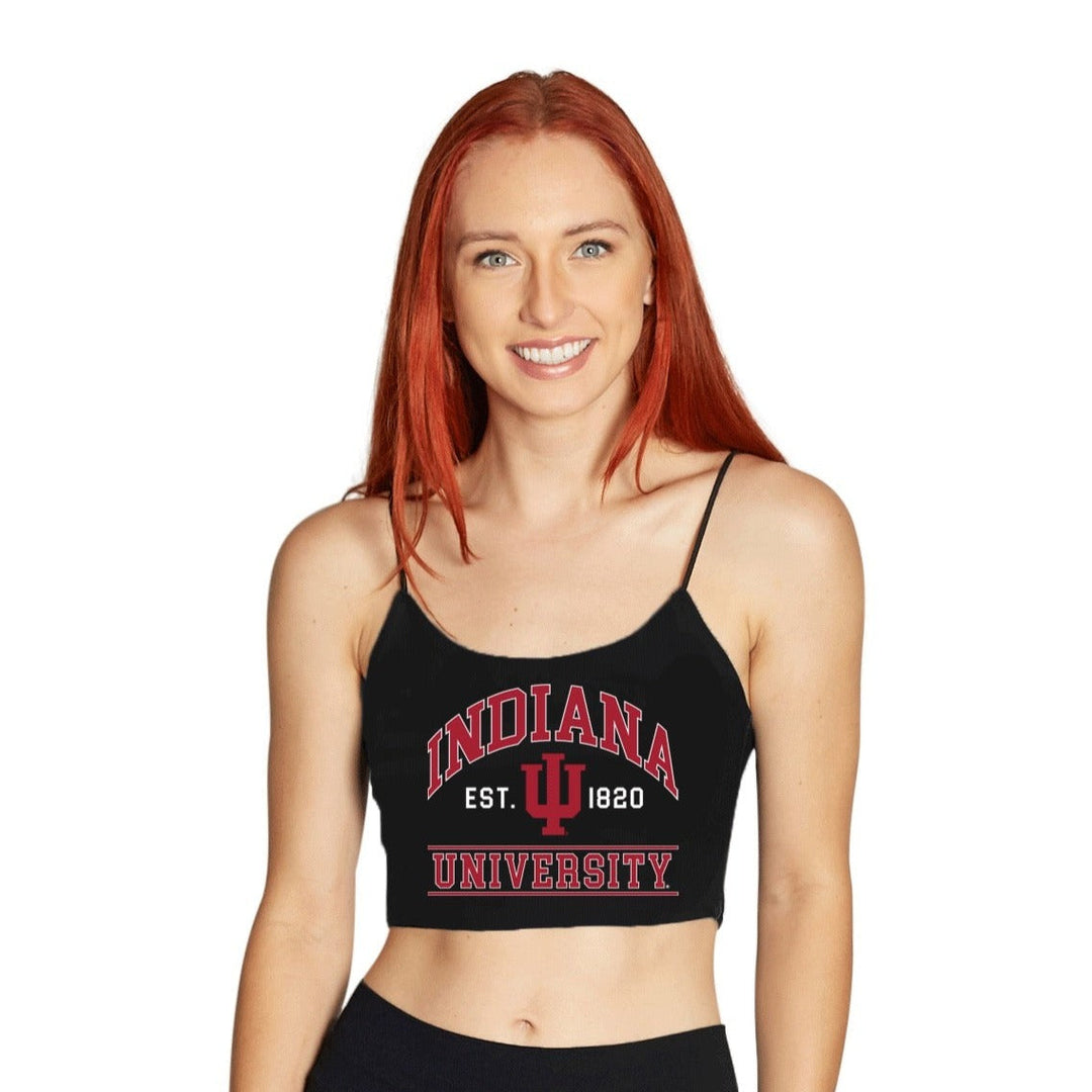 Indiana Hoosiers Black Spaghetti Tank