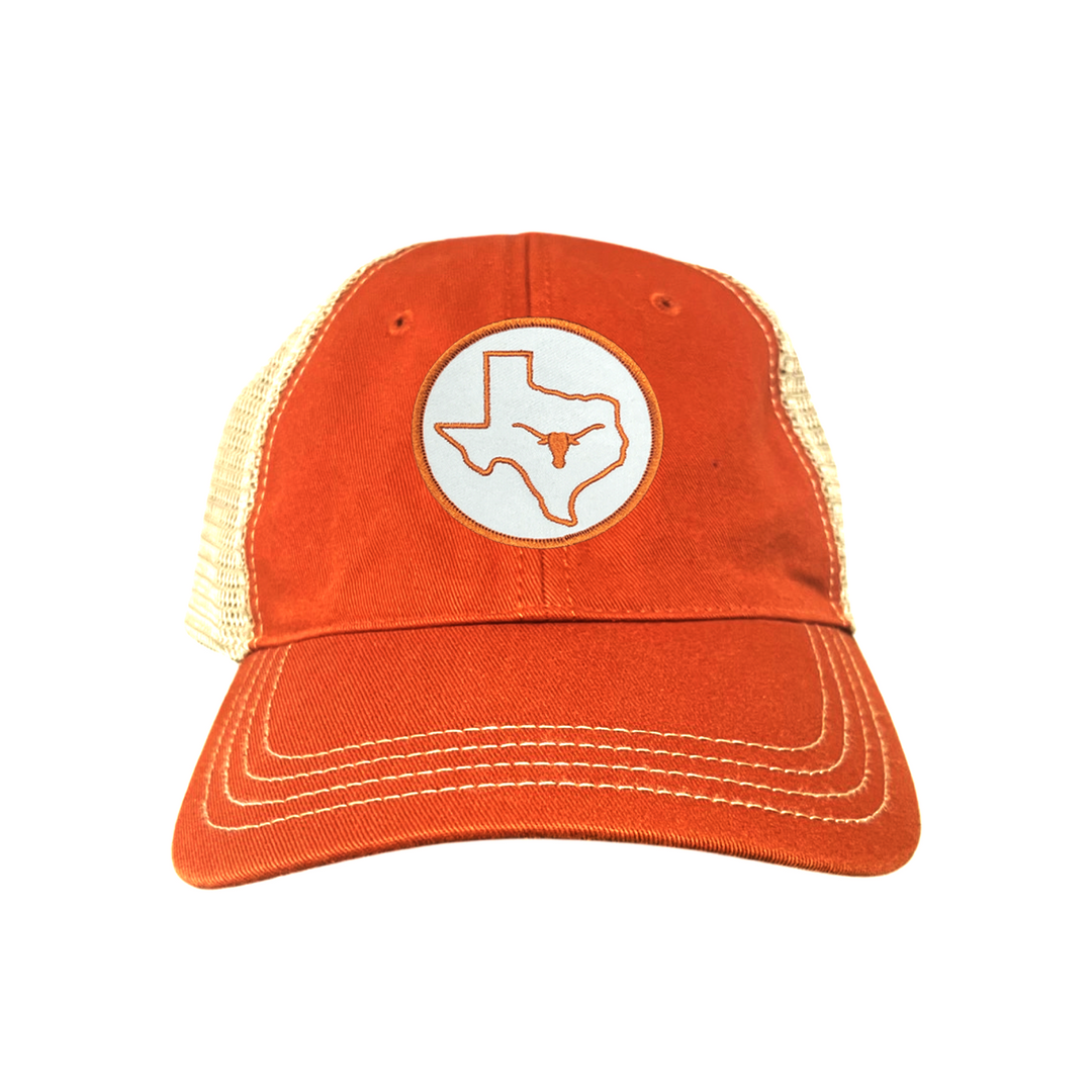 Texas Longhorns Circle State with Steer Head / Hats / 044 / UT9038 / KC