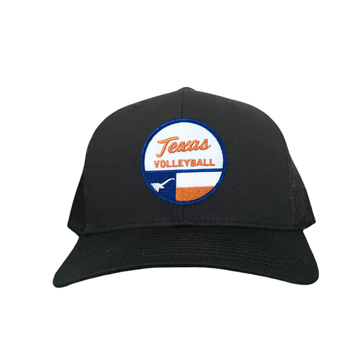 Texas Longhorns Texas Volleyball Flag Circle Patch / Hats / 031 / UT9199 / MM
