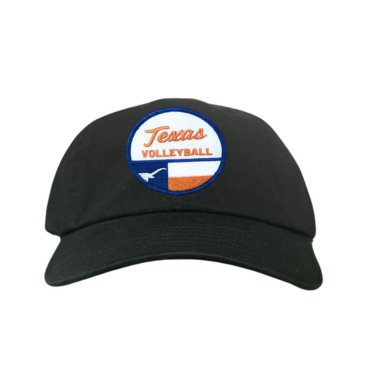 Texas Longhorns Texas Volleyball Flag Circle Patch / Hats / 031 / UT9199 / MM