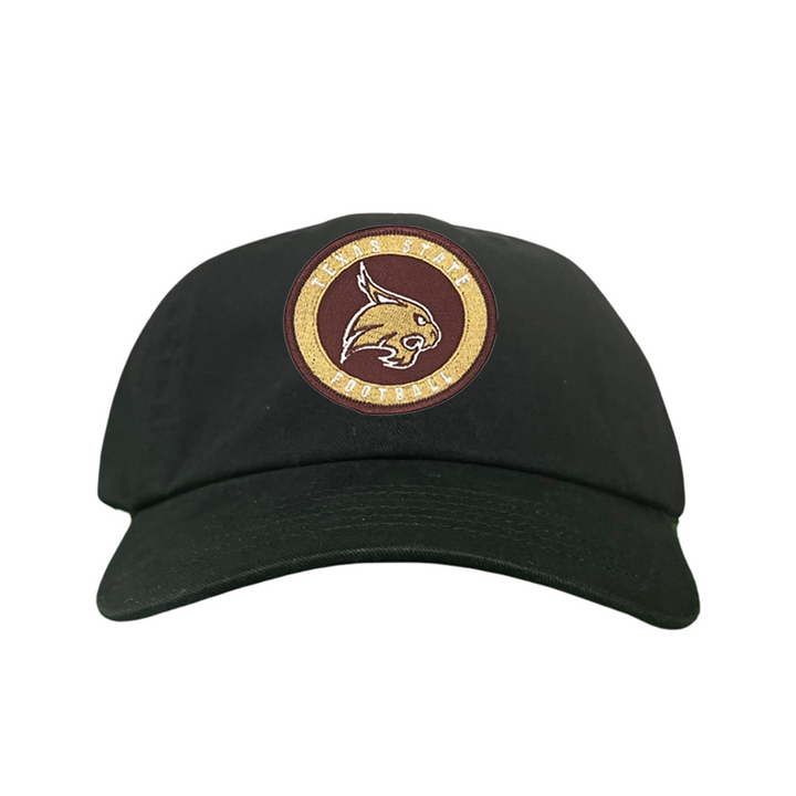 Texas State Football Supercat Circle Patch / Hats 094 /  TXST016 / MM