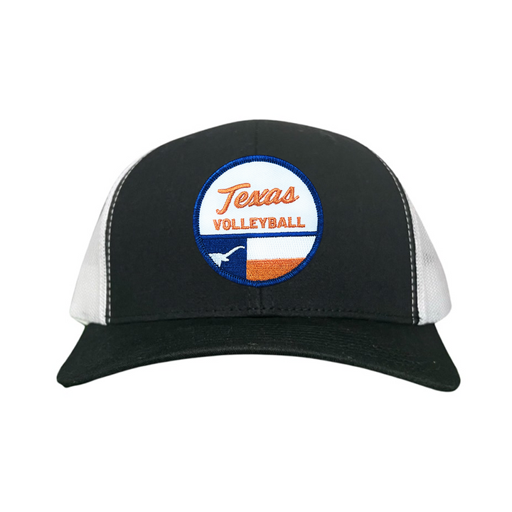 Texas Longhorns Texas Volleyball Flag Circle Patch / Hats / 031 / UT9199 / MM