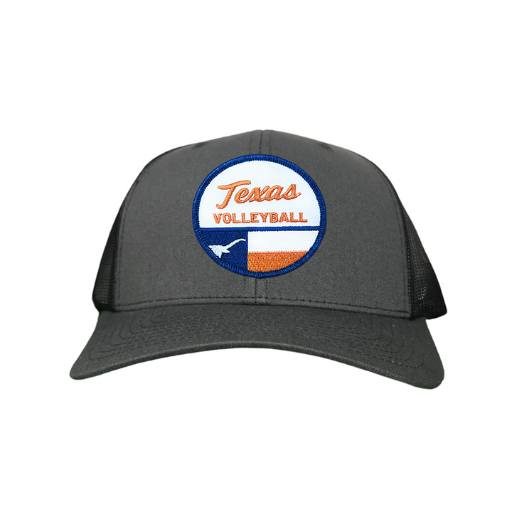 Texas Longhorns Texas Volleyball Flag Circle Patch / Hats / 031 / UT9199 / MM