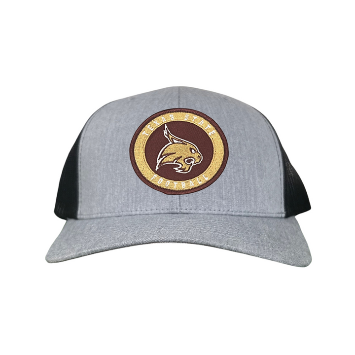 Texas State Football Supercat Circle Patch / Hats 094 /  TXST016 / MM