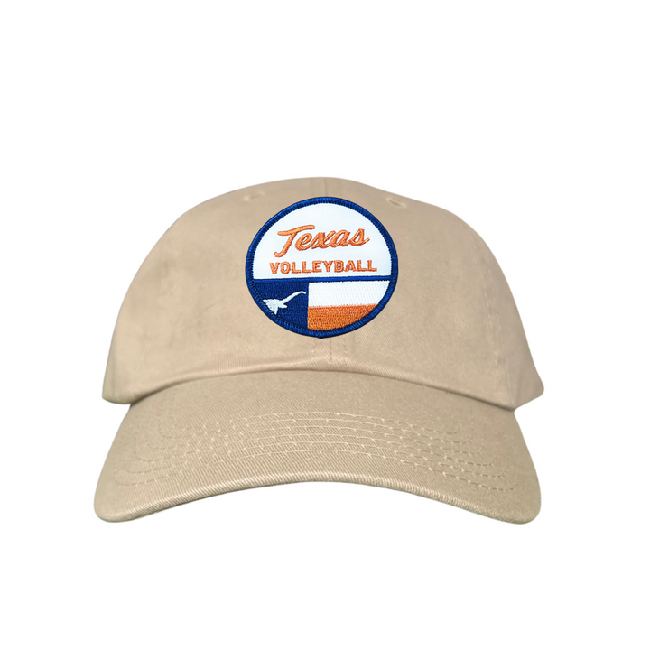 Texas Longhorns Texas Volleyball Flag Circle Patch / Hats / 031 / UT9199 / MM