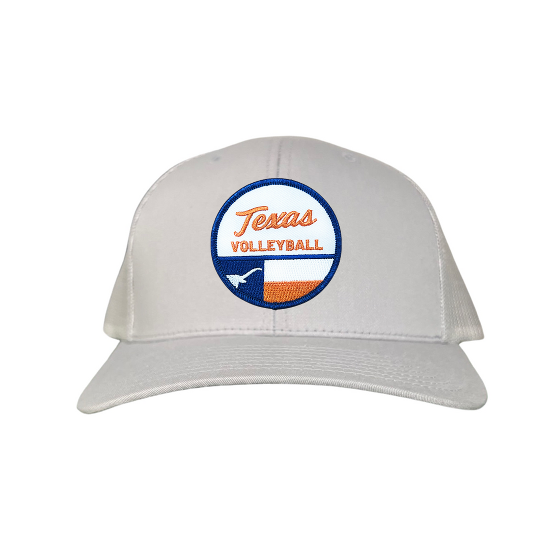 Texas Longhorns Texas Volleyball Flag Circle Patch / Hats / 031 / UT9199 / MM