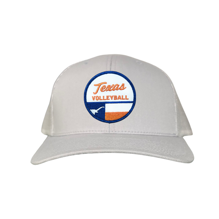 Texas Longhorns Texas Volleyball Flag Circle Patch / Hats / 031 / UT9199 / MM
