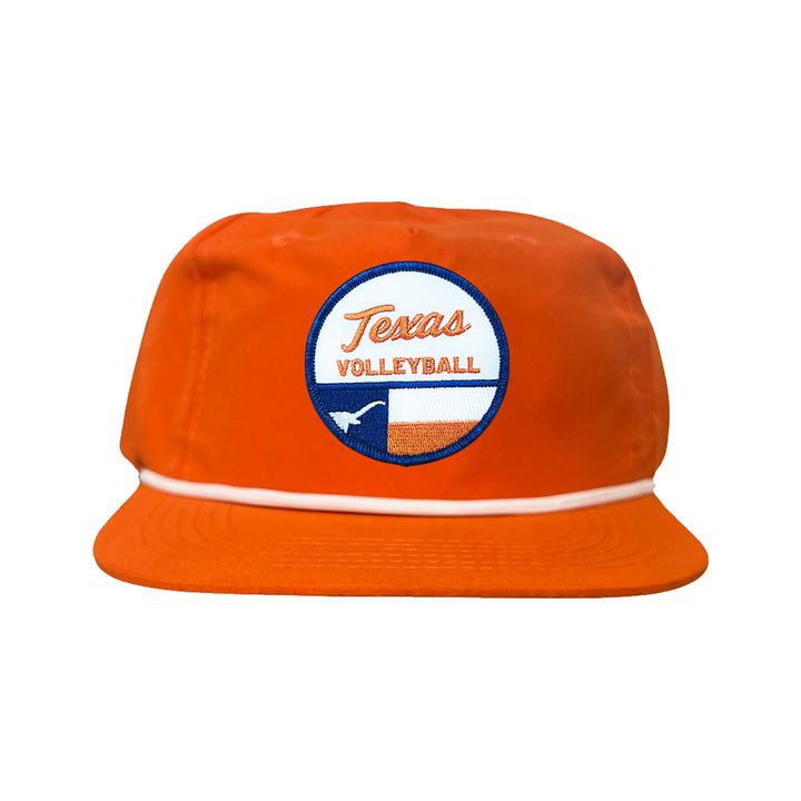 Texas Longhorns Texas Volleyball Flag Circle Patch / Hats / 031 / UT9199 / MM