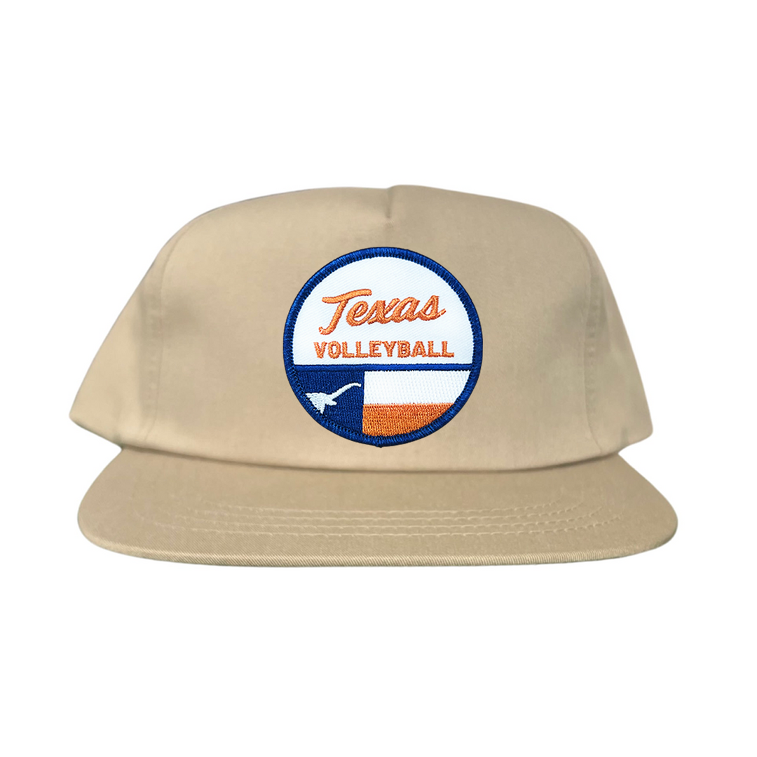 Texas Longhorns Texas Volleyball Flag Circle Patch / Hats / 031 / UT9199 / MM