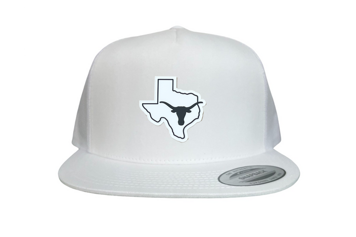 Texas Longhorns Black White Steer Head State Rubber Patch / Hats / 235 / UT9064 / MM
