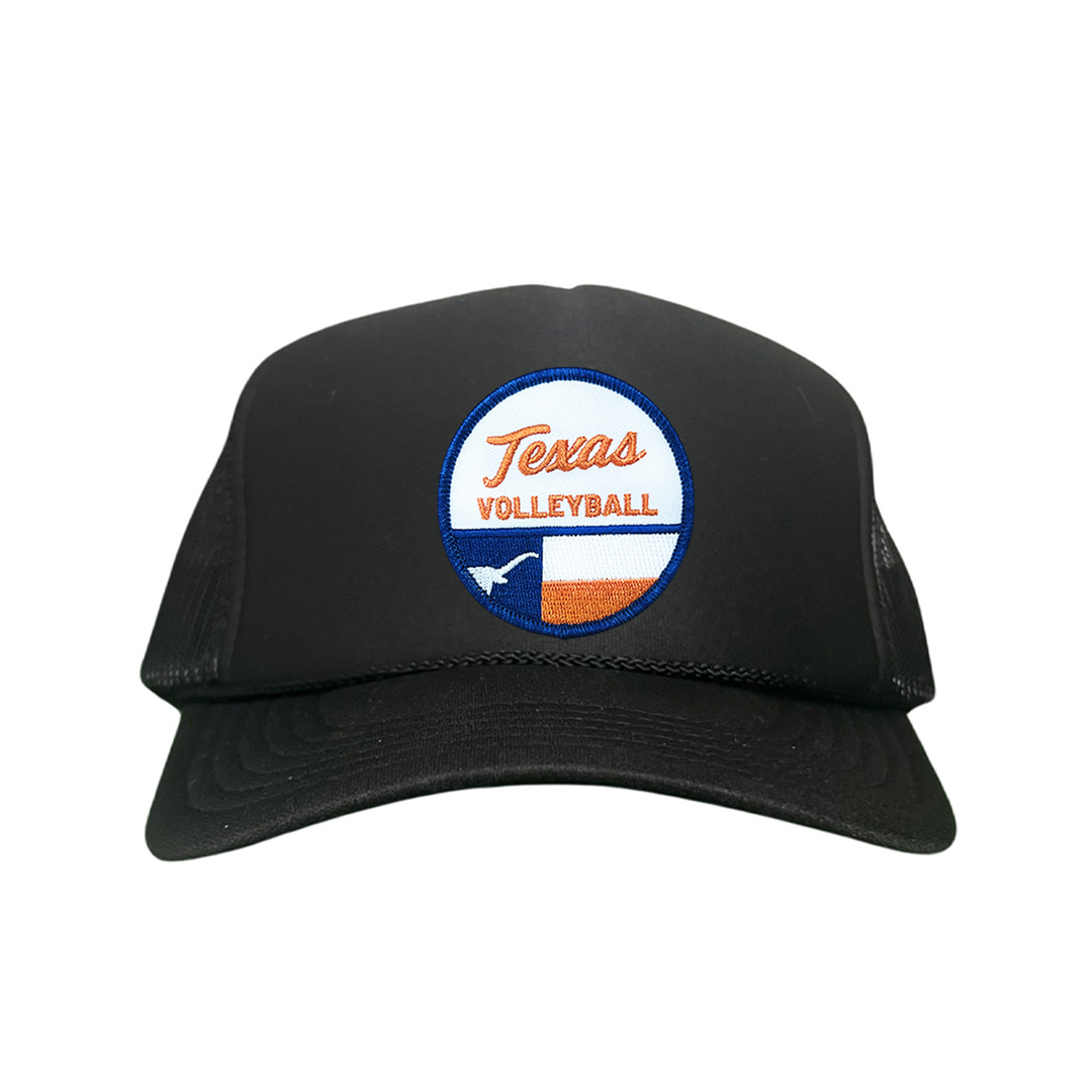 Texas Longhorns Texas Volleyball Flag Circle Patch / Hats / 031 / UT9199 / MM