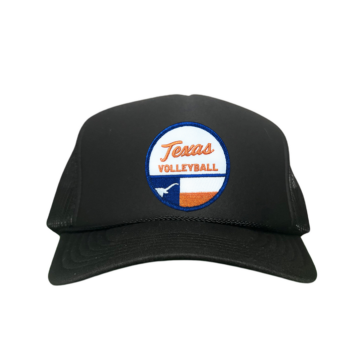 Texas Longhorns Texas Volleyball Flag Circle Patch / Hats / 031 / UT9199 / MM