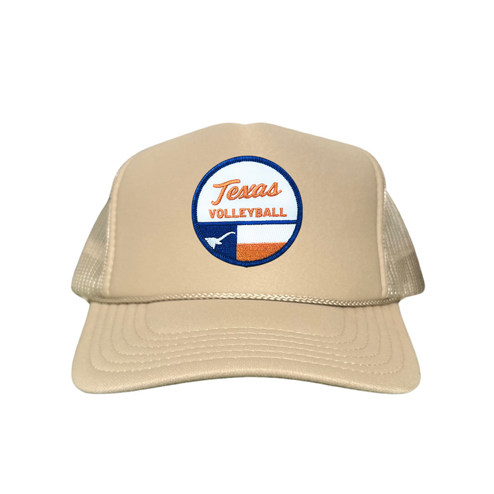 Texas Longhorns Texas Volleyball Flag Circle Patch / Hats / 031 / UT9199 / MM