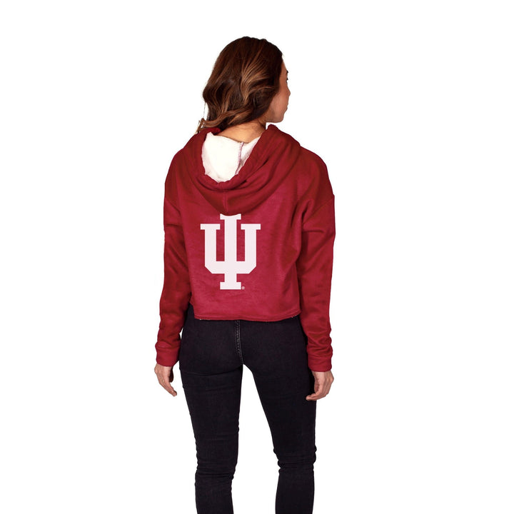 Indiana Hoosiers Crimson Varsity Furry Hoodie