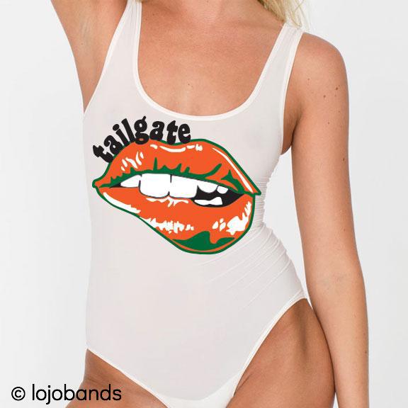 Tailgate Lips Bodysuit