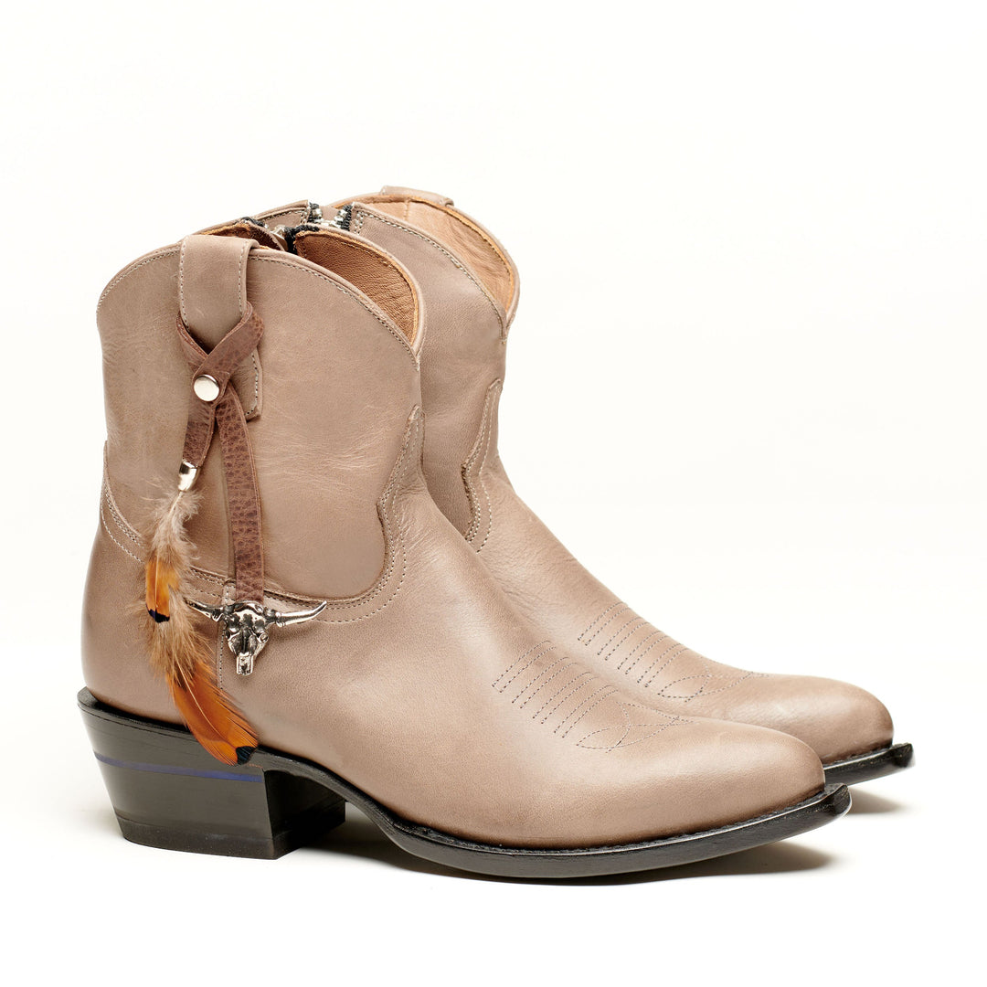 Feathered Boot Charm