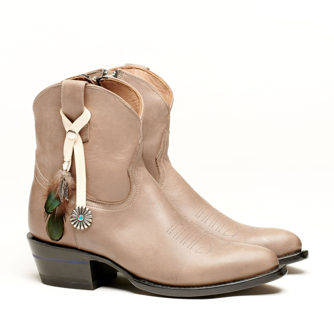 Feathered Boot Charm