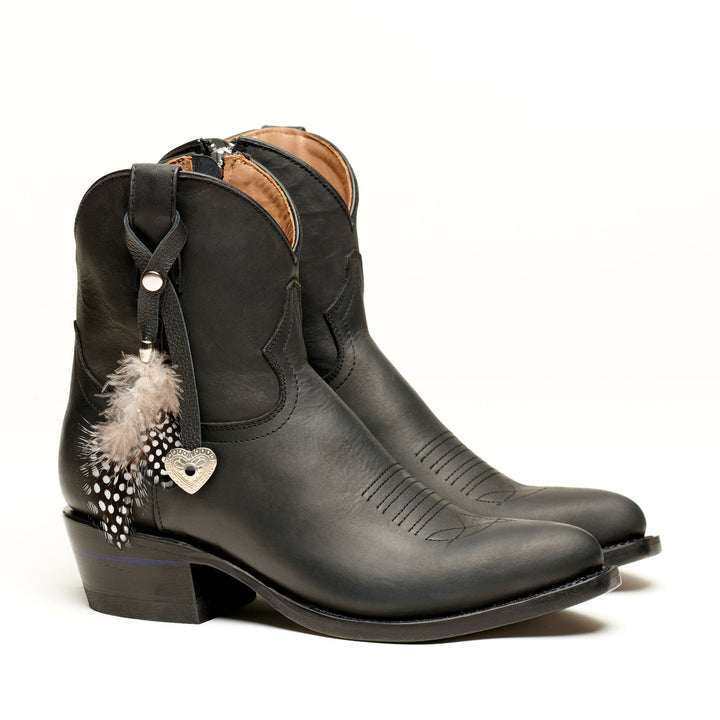 Feathered Boot Charm