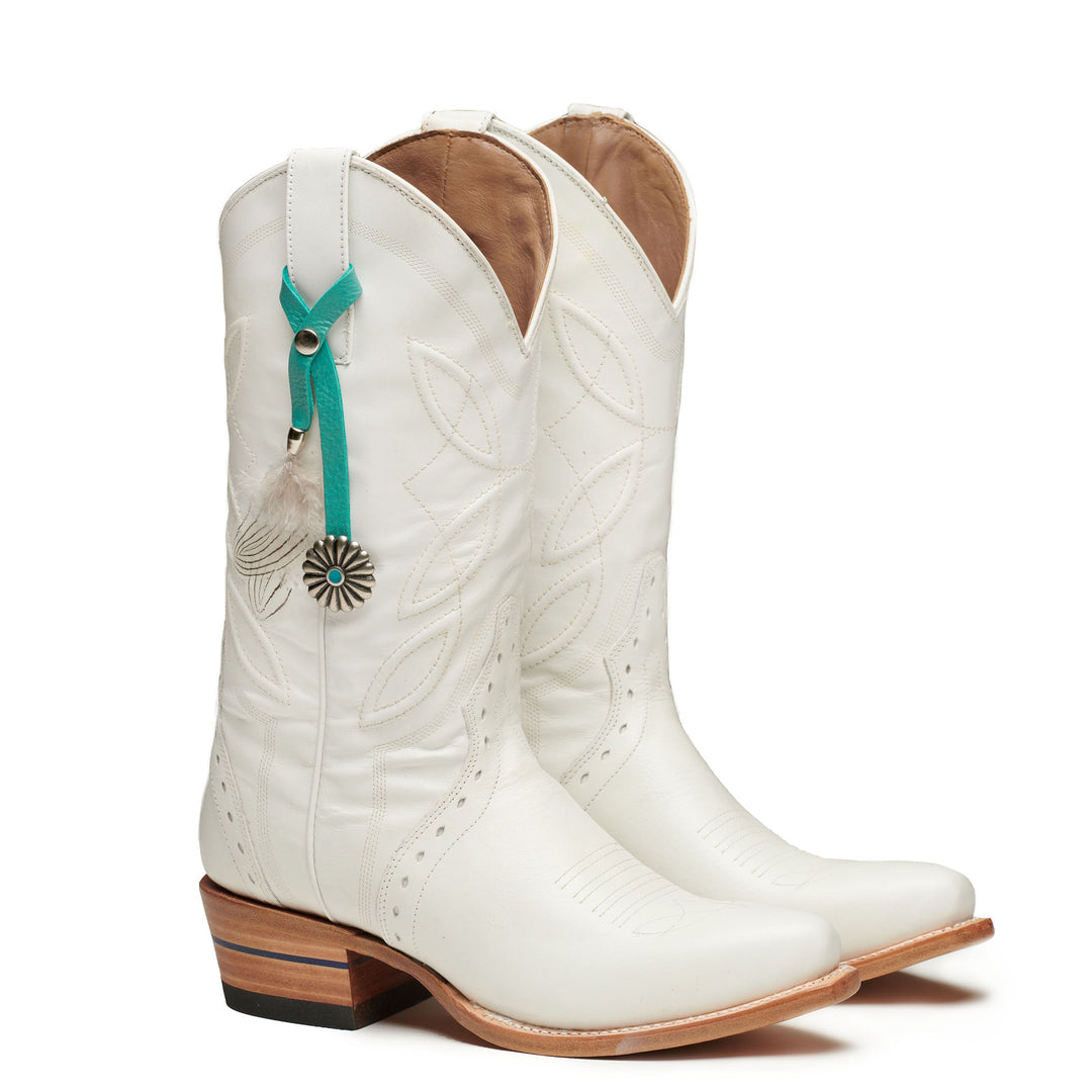 Feathered Boot Charm