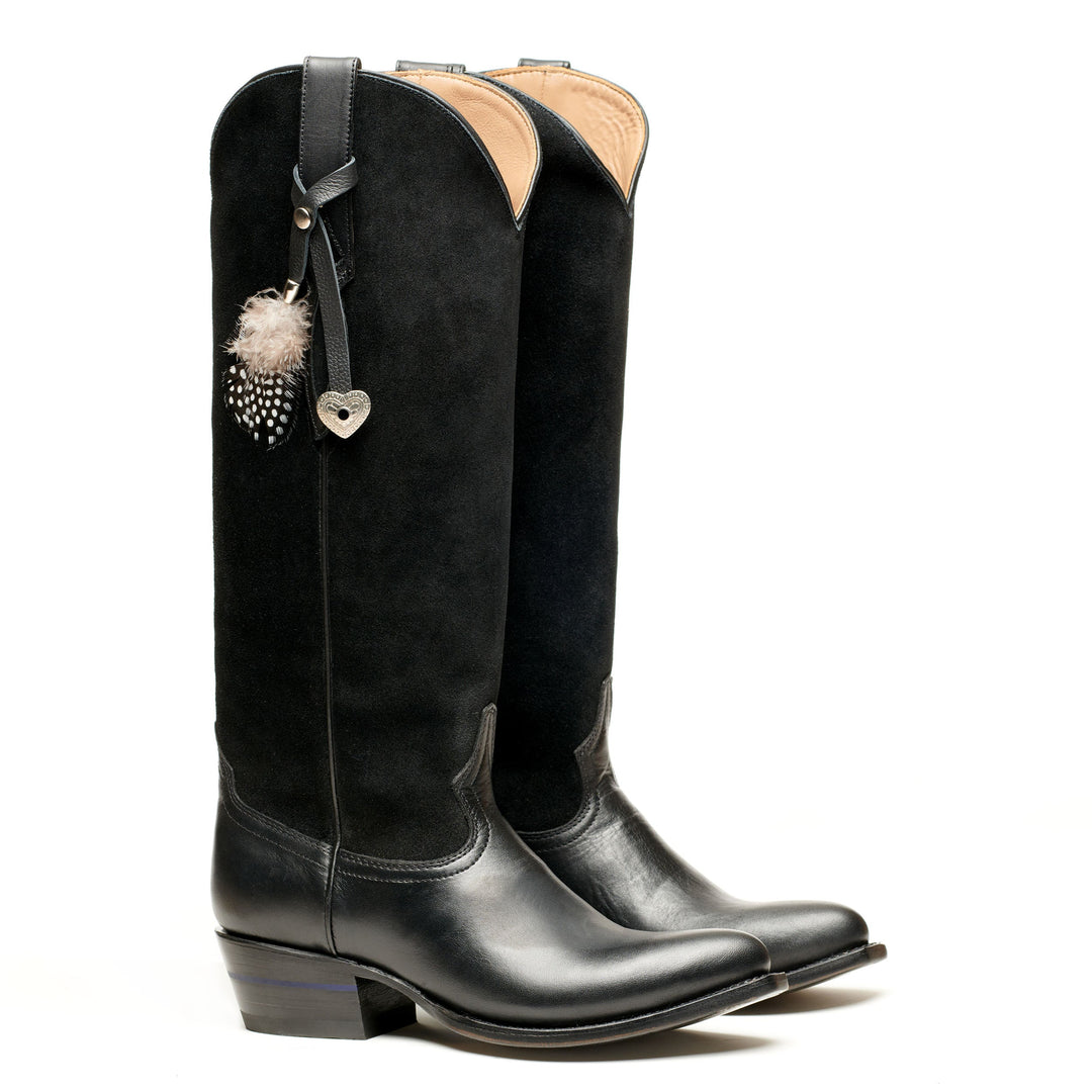 Feathered Boot Charm