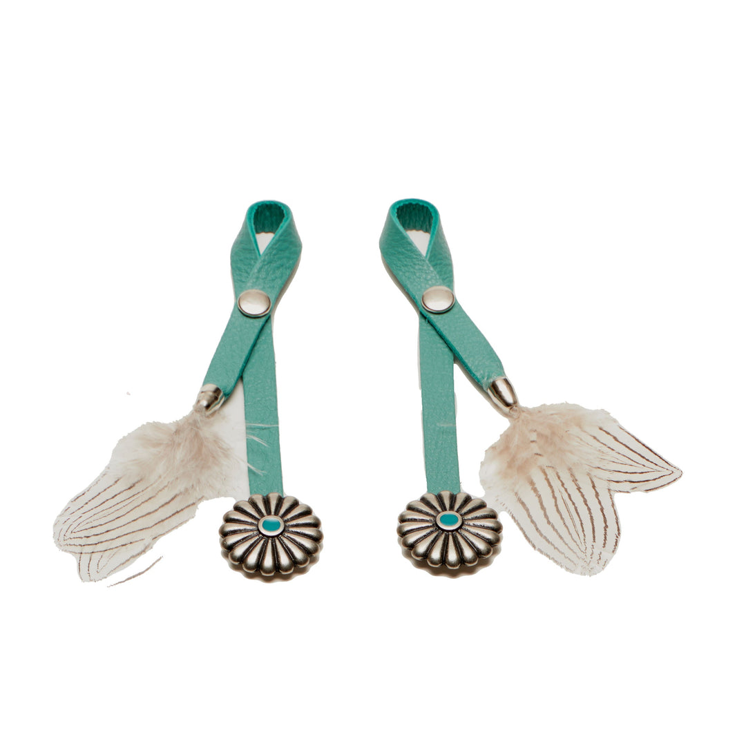 Feathered Boot Charm