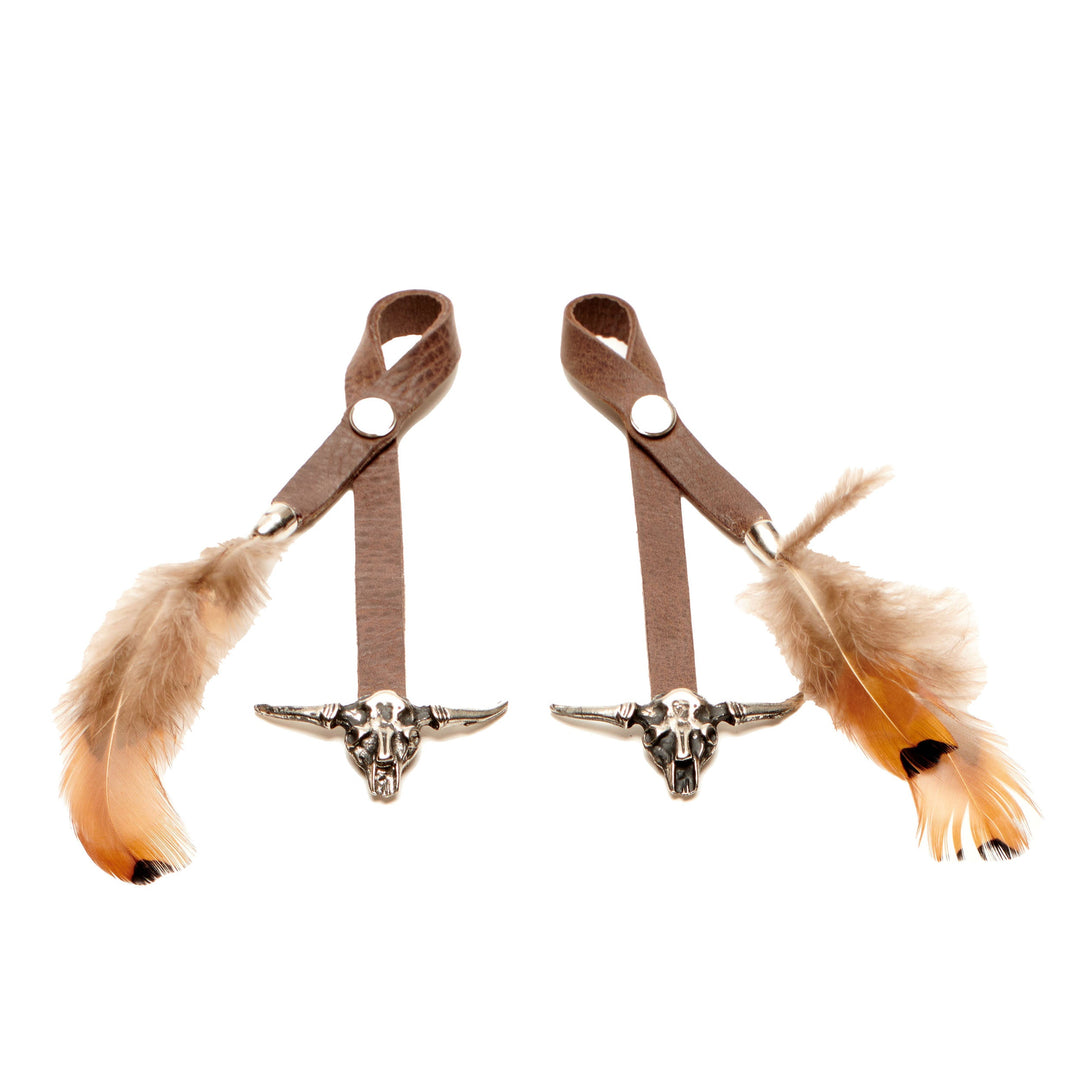 Feathered Boot Charm