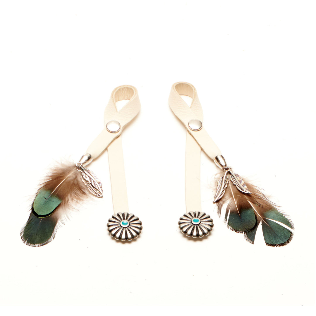 Feathered Boot Charm