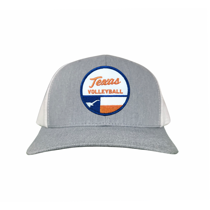Texas Longhorns Texas Volleyball Flag Circle Patch / Hats / 031 / UT9199 / MM