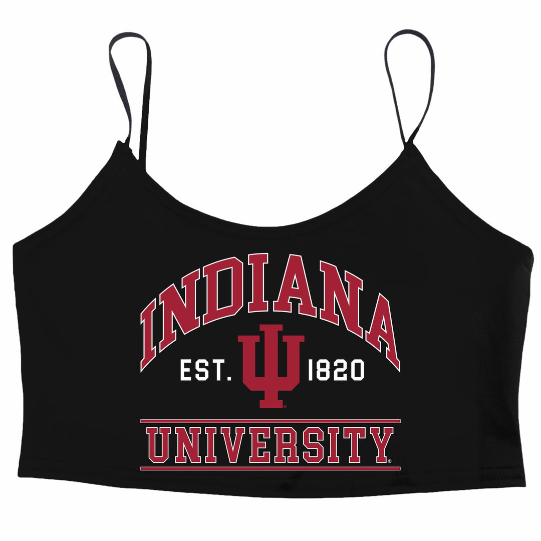Indiana Hoosiers Black Spaghetti Tank