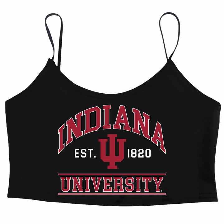 Indiana Hoosiers Black Spaghetti Tank