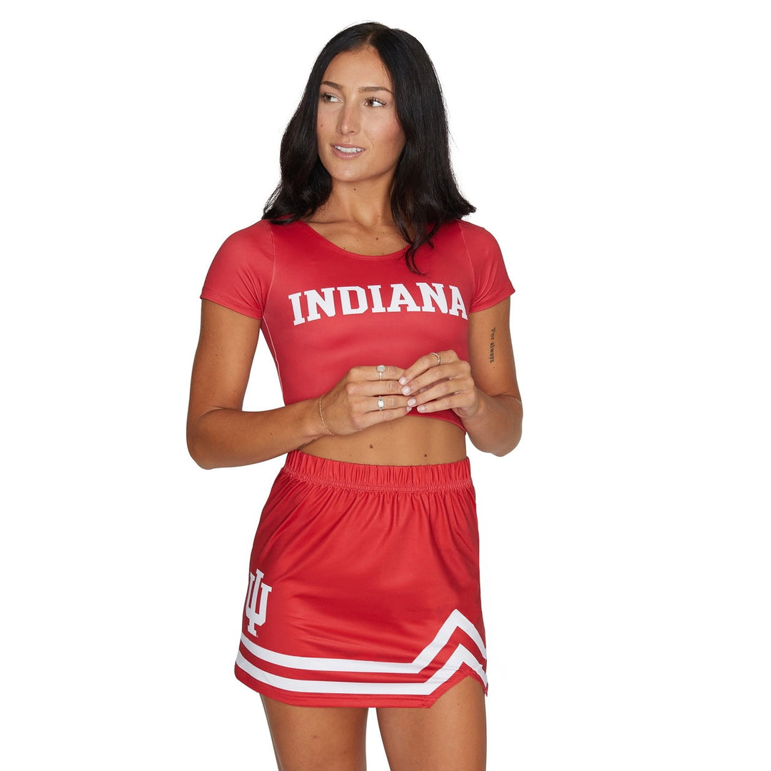 Indiana Hoosiers Crimson Babydoll Tee