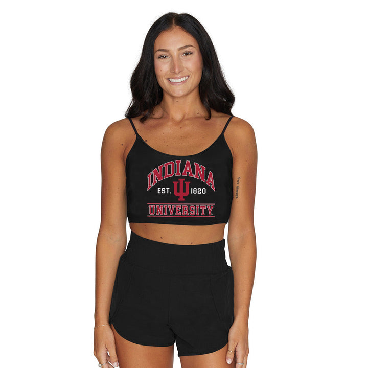 Indiana Hoosiers Black Spaghetti Tank