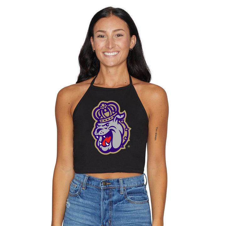 JMU Black Halter Top