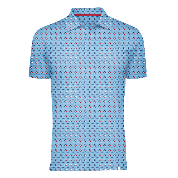 Rice Owls The LUV YA OWLS AOP / Mens Polo / Rice0048 / MM